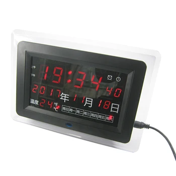ECL-1227 0,5 tommer) Rød Grøn Blå DIY Elektronisk Ur DIY Kit Kalender Temperatur engelsk-Panel Display DIY Elektronisk Ur