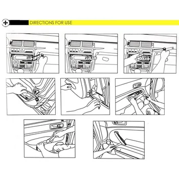 11Pcs DIY Bil Reparation Værktøj til at Lirke Kit Auto Bil Radio Panel Indvendig Dør Klip Dashboard Fjernelse Åbning Værktøj Sæt Panel Lirke Værktøj Trim