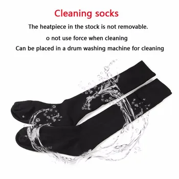 Vinter, el-varme sports sokker varme sokker vinter brug 7.4 V polymer batteri sikkerhed spænding niveau 3 temperatur