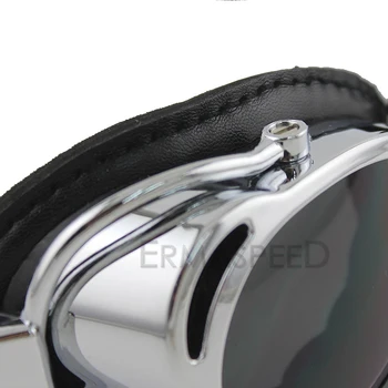 Motorcykel Beskyttelsesbriller, Retro Vintage Hjelm Jet Ski Steampunk Beskyttelsesbriller Moto Cross Pilot Briller til Harley Chopper Cafe Racer