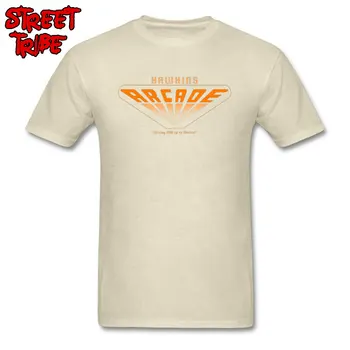 Hawkins Arcade T-shirt Mænd Fremmed Ting T-Shirt, Toppe, t-Shirts Bomuld t-shirt Sort Goth Brev 11 Tøj Custom-On-Demand Firma