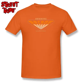 Hawkins Arcade T-shirt Mænd Fremmed Ting T-Shirt, Toppe, t-Shirts Bomuld t-shirt Sort Goth Brev 11 Tøj Custom-On-Demand Firma