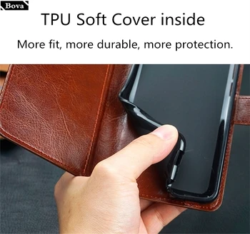 Kortholder cover tilfældet for Meizu Note 9 6.2-tommer Pu læder etui Beskyttende Dække Retro hylster tegnebog flip case