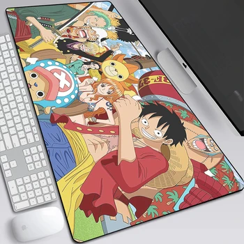 Et Stykke Gaming musemåtte Store Anime Tegnefilm Gummi musemåtte Tastatur Computer Mat PC Musemåtte med Lås Kant Game Pad Mus