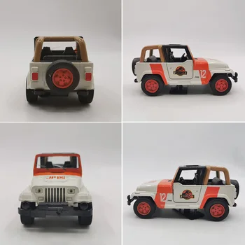 12.2 CM 1/43 Skala Legeret Metal Trykstøbt Jeep Wrangler Jurassic Park SUV Auto Bil Model Legetøj For Børn Gaver Samling