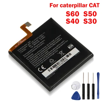 Original Batteri Til Caterpillar Cat S60 S50 S40 S30 APP-12F-F57571-CGX-111 Authenic Genopladeligt Batteri, 3800mAh