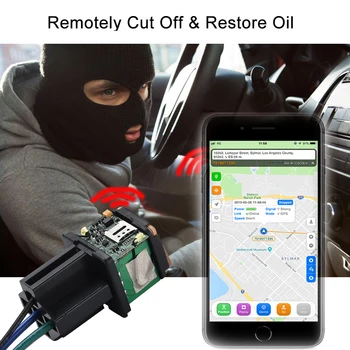 Bil GPS Tracker ST-907 Tracking-Relæ-Enheden GSM-Locator Fjernbetjening Anti-tyveri Overvågning afskåret olie-System med gratis APP