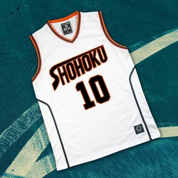 Anime KUROKO ' S BASKETBALL Kuroko No Basuke Cosplay Shutoku Skole #10 Takao Kazunari Gæst Basketball Jersey Ensartet Orange