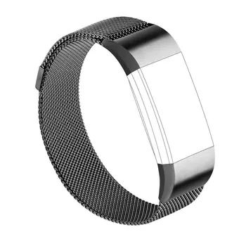 Milanese Loop for Fitbit Oplade 2 Hr-Band Rem Udskiftning Håndleddet Rustfrit Stål for at Passe Lidt Charge2 Smart Ur Lille
