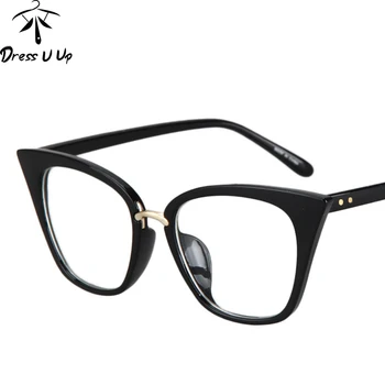 DRESSUUP 2017 Nye Cat Eye Solbriller Kvinder Brand Designer Vintage M-søm Briller Mode solbriller Oculos De Sol Feminino