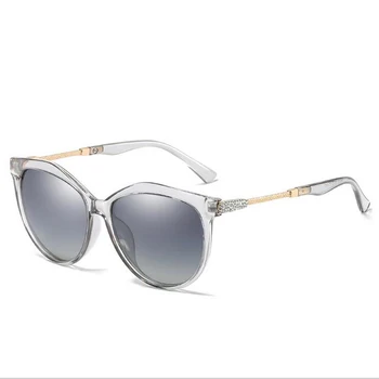 Nyt Design, Stil, Luksus Kvindelige Polariserede Solbriller Kvinder Overdimensionerede Ben Diamant Sol Briller Vintage Udendørs Solbrille
