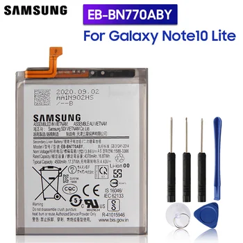 Samsung Oprindelige Telefonens Batteri EB-BN770ABY Til Samsung Galaxy Note10 Lite Autentisk Telefonens Batteri 4500mAh
