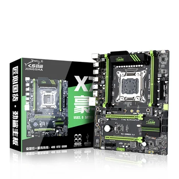 X79P LGA 2011 bundkort sæt Xeon E5 CPU 2689 4x4GB=16 GB 1333MHz DDR3 ECC REG hukommelse ATX USB3.0 SATA3 PCI-E NVME M. 2 SSD