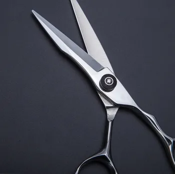 Custom-lavet af Høj kvalitet professionel 440c legering Fisk form klippe hår saks taske beskæresakse skære frisør-frisør saks sæt