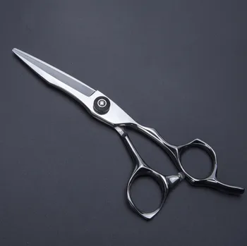 Custom-lavet af Høj kvalitet professionel 440c legering Fisk form klippe hår saks taske beskæresakse skære frisør-frisør saks sæt