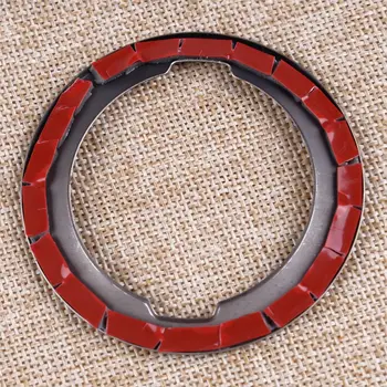 DWCX ABS Carbon Fiber Black Rattet Center Logo Ring Dække Cirkel Trim Emblem Dekoration passer til Nissan Teana Altima 2019