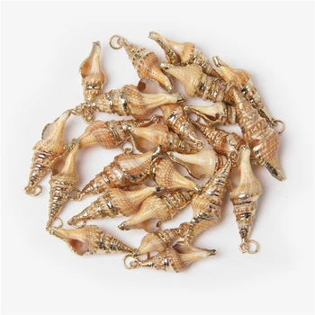 27 Stilarter 5pcs Naturlige Shell Vedhæng Conch Shell Charms Vedhæng Til DIY-øreringe halskæde Smykker at Gøre at finde Tilbehør gave