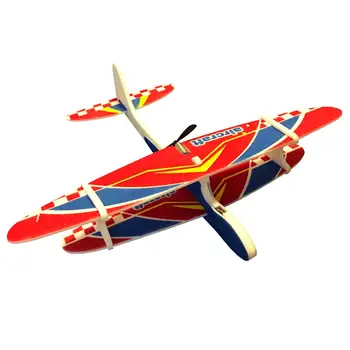For Kids Genopladelig Manuel Smide Flyvemaskine Elektriske Svævefly Skum DIY Farve, der Flyver Fly Manuel Kredser Fly