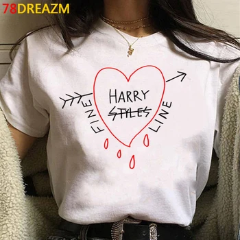 Hip Hop Harry Styles T-Shirt Kvinder Fin Linje Kærlighed på Tour Behandle Mennesker med Venlighed Grafiske Tees Unisex Toppe Tshirt Kvindelige