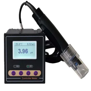 Original Online Industriel PH Controller ORP-Meter Monitor Digital 0.02 pH 1 mv Øvre Nedre Grænse Kontrol Alarm PH Controller