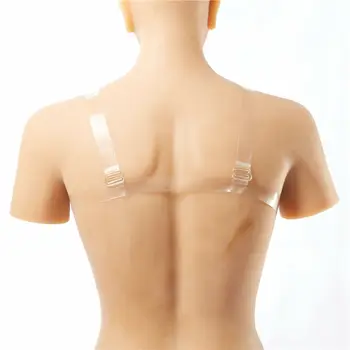 Kvinder Mode Falske Bryst Bryst Former Forstærker Boobs Transvestit Realistisk Rem Silikone Falske Bra Top Sælgende Produkt I 2019