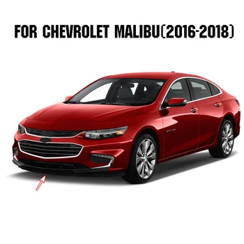 Chrome Front Kofanger Front Cover Trim Lys Accent Indsætte Protector Støbning Garniture Til Chevrolet Chevy Malibu 2016 2017 2018