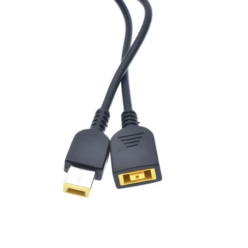 DC-Pladsen USB-Stik Kvinde Til Mand Power Adapter Omformer Stik Kabel Ledning til Lenovo Thinkpad Oplader Adapter