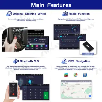 PX6 4+64G Android 10 Car Multimedia Afspiller Til PEUGEOT 508 2011 2012-2017 bil GPS-Navigation, Radio stereo Touch screen head unit