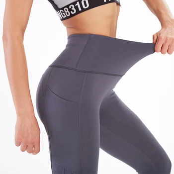 SALSPOR Sport Kvinder Solid Farve Yoga Bukser Problemfri Høj Talje Super Elastisk Fitness Tights Åndbar Push Up Trænings-og Leggings