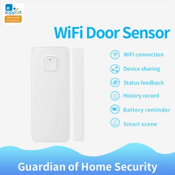 Smart WiFi Vindue, Dør Sensor, Dør Åben/Lukket Detektorer WiFi App Anmeldelsen Alert Sikkerhed Alarm Støtte eWeLink APP Control