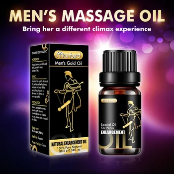 Manbird Penis Tykkere Vækst Mand Massage Olie Erektion Forbedre Mænds Sundhed Penis Vækst Større Lupe Æterisk Olie