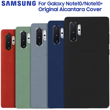 Original Samsung Telefon Cover Til Galaxy Note 10Plus Note10 Pro 10+ Ægte Alcantara Ruskind Læder-Monteret Protector Case