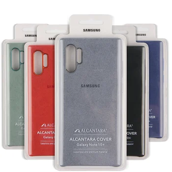 Original Samsung Telefon Cover Til Galaxy Note 10Plus Note10 Pro 10+ Ægte Alcantara Ruskind Læder-Monteret Protector Case