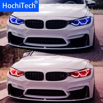 HochiTech WIFI RGB-Multi-color Concept M4 Ikoniske Stil LED Angel-Eye Kit til BMW M3 F80 M4 F82 bil styling