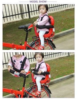 Børn Sikkerhed Cykelstol Kids Bike Bageste Stol Baby Sikkerhed Sæde Mountainbike Elektriske Cykel-Barnestol Cykel Tilbage I Sadlen