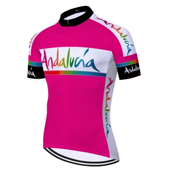 2021 nye Spanien ANDALUSIEN roupa ciclismo masculino team cycling jersey sommeren åndbar hurtig tør cykling t-shirt
