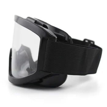 Foldbar Beskyttende Motocross Briller Gennemsigtig Linse Beskyttelsesbriller Vindtæt Anti-Støv Ski Goggles Til Motorcykel Snavs Cykel