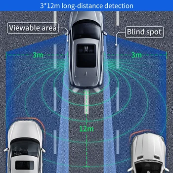 BSA BSD BSM Blind Spot Detection Millimeter Bølge Mikrobølgeovn Radar Vært Blind Spot Detection, Anti-kollision System, Lane Change Røv