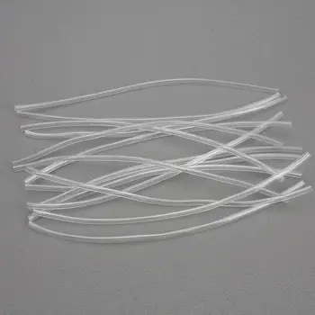 3.8 mm klar blød slange krog hookguide plast rør fluebinding materialer