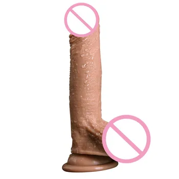 Super Blød Realistisk Penis med sugekop Silikone Kunstige Mandlige Pik Strapon Anal Dildoer Sex Legetøj Til Kvinder Masturbator