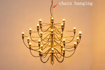 Moderne hjem decorationa lamper 18/30/50 guld / sølv Gino sarfaitti designet chandeliaer spisestue lys i rummet