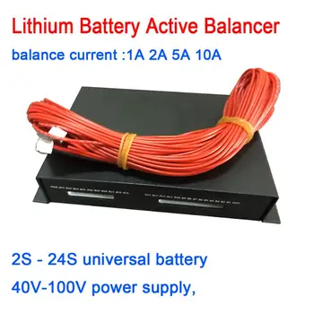1A, 2A, 5A 10A Balance 2S ~ 24S Lithium Batteri Aktiv Equalizer Bluetooth-APP BMS Li-ion-Lifepo4 LTO Balancer Protection Board 4S