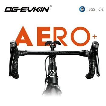 OG-EVKIN Carbon Road Cykel Integreret Styret UD matt 28,6 mm Road Bike Drop Bar Stamceller 400 420 440mm Cykel Dele Bent Bar