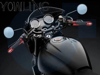 Motorcykel styrets håndtag, greb ender For Triumph 675 STREET TRIPLE R/RX 2011 2012 2013 2016 Moto håndtag greb