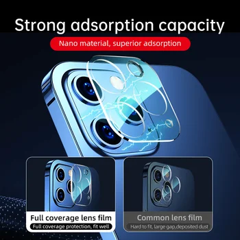 Kamera linse beskyttelse Til iPhone 12 11 Pro Max antal Hærdet Glas 3D Tilbage Linse Beskyttende Glas Skærm Protektor