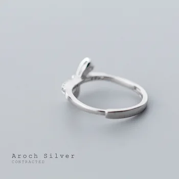 Delikat Engros Japan, Korea, Stil 925 Sterling Sølv Mode Sød Smuk Sløjfeknude Åben Ring Kvinder Smykker