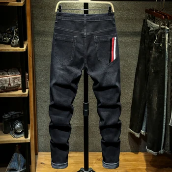 Plus Størrelse 7XL 8XL 9XL 10XL Mænd ' s Harem Jeans Mode Trykt Casual Denim Bukser Foråret Efteråret Bukser Streetwear Mandlige Brand