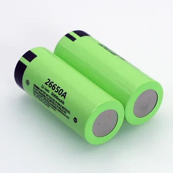 1-6stk VariCore 26650A Li-ion-Batteri 3,7 V 5000mA Genopladelige batterier Udledningen 20A Power batteri til lommelygte, E-værktøjer