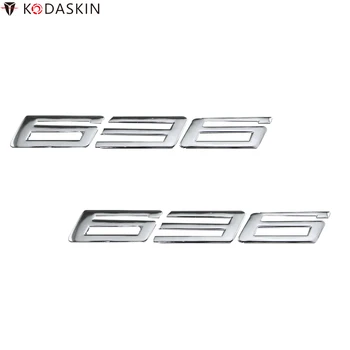 KODASKIN Chrome Logoer Reflekterende Emblemer-Klistermærker Decals til Kawasaki ZX 636 ZX-6R ZX6R 636