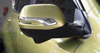 Tilbehør-Bil Styling ABS Chrome Udvendige sidespejle Ede Stribe Dække Trim 2stk For Honda CRV CR-V 2017 2018